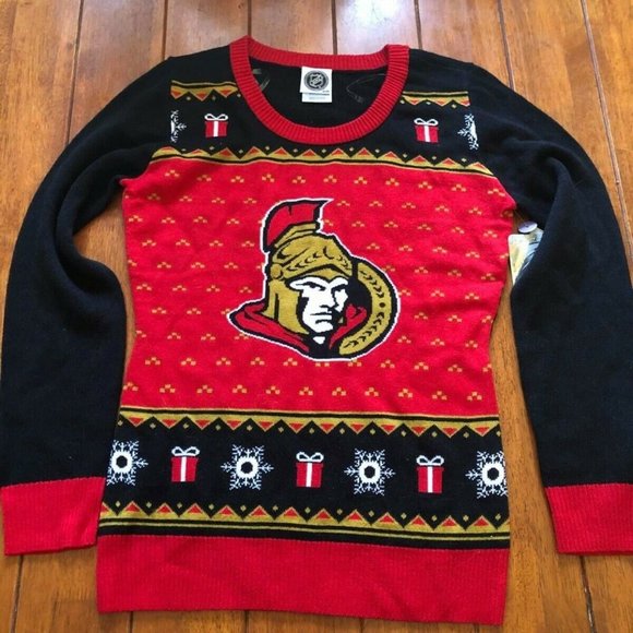 Ottawa Senators NHL Ugly Christmas Womens Sweater small - Picture 1 of 2